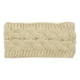 thumbnail image 1 of Bandeau Automne Coupe-Vent Tête Élastique Multicolore Réglable Large Dames style de Mode et Oreille Muffs Accessoires de Cheveux pour les Filles Beige, 1 of 6