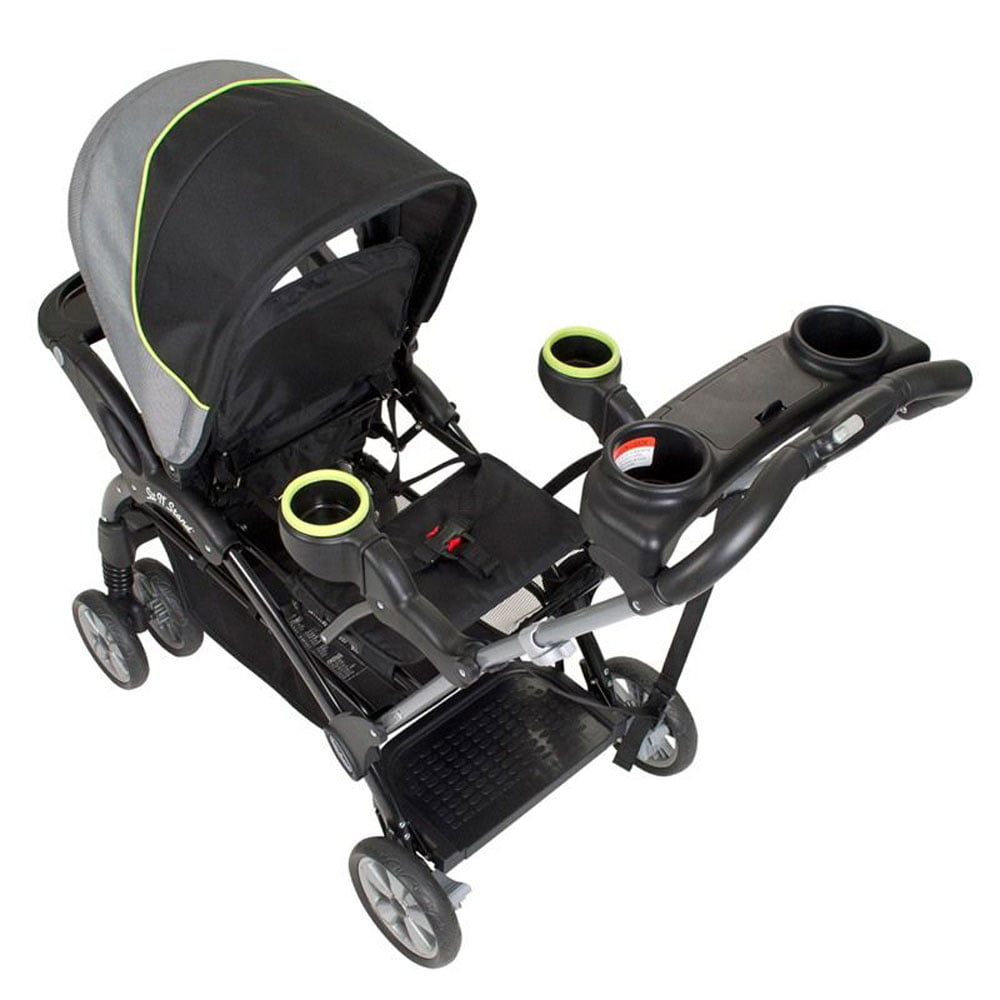baby trend sit and stand double stroller pistachio