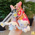 thumbnail image 2 of Sanrio-Llavero colgante de dibujos animados para niños, figuras de acción de Anime, modelo de colección, regalo de joyería, Margarita, Hello Kitty, Kuromi Fivean unisex, 2 of 2