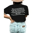 thumbnail image 2 of XCHQRTI Women's Plus You Are Enough Shirt Double Sided Graphic Letter Positive Tshirt, 2 of 3