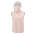 thumbnail image 4 of mfyjkho Tops Para Mujer, Camiseta Unisex De Verano Informal De Color Liso Sin Mangas Con Capucha Y Protector Solar De Seda Helada Con Mascarilla Tops De Gimnasio Para Mujer Xxxxxl, 4 of 8
