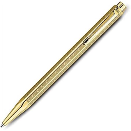 Caran D'ache Ecridor Chevron Gilded Ballpoint Pen - CA-898208