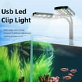 thumbnail image 2 of Rechale Double Head Aquarium Clip Light with USB Port & Remote Control – Adjustable Timer, 3 Light Colors & 10 Brightness Levels, 360° Rotation, High-Intensity LED for Enhanced Photosynthesis, 2 of 9