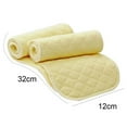 thumbnail image 2 of 10 Pcs Baby Cotton Burp Cloths Baby Wipes Soft Newborn Baby Face Towel Absorbent Muslin Washcloth for Bath Shower, 12.6 x 4.72 Inches, 2 of 6