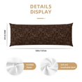 thumbnail image 3 of Fotbe Autumn Brown Plants Funda para Almohada Corporal con Diseño, Funda de Microfibra Ultrasuave de 20x54 Pulgadas, Ropa de Cama Elegante, 3 of 7