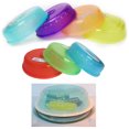 thumbnail image 4 of 4 X Microwave Plate Covers Colors Plastic Splatter Lid Steam Vent 10" Food Dish, 4 of 6