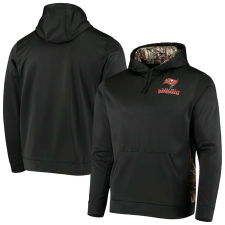 Men s Dunbrooke Black/Realtree Camo Tampa Bay Buccaneers Logo Ranger Pullover Hoodie