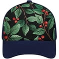 thumbnail image 1 of Fresh Red Berries Baseball Cap Classic Golf Cap Soft Dad Hat Multicolor Adjustable Low Profile Hat Unisex, 1 of 6
