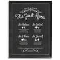 thumbnail image 1 of The Guest Room Guide Black Framed Wall Art, 11 x 14, Design by Artist Lettered and Lined, 1 of 4