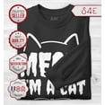 thumbnail image 2 of S4E Men's Meow I'm A Cat Long Sleeve ShirtSmall Black, 2 of 4