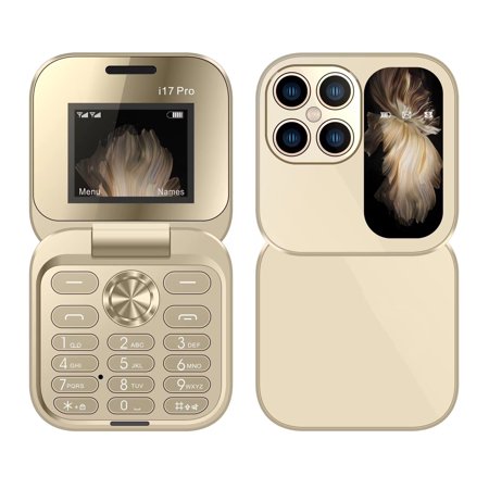 2025 New Mini Flip Mobile Phone 2 SIM Card Small Display Foldable Cell Phone