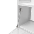 thumbnail image 5 of 4 Tiers Kitchen Organizer Shelf Bread Rack Coffee Station Microwaves Rack White, 5 of 17