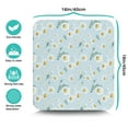thumbnail image 5 of Washable Rubber Daisy Cute Floral Dish Drying Mats for Kitchen Counter Home Large Coffee Bar Pad Accessories and Decor for Utensils Stemware 16''x18'', 5 of 7