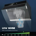 thumbnail image 5 of Tieasy 30 inch Under Cabinet Range Hood 900CFM Gesture Touch Control Tempered Glass, 5 of 10