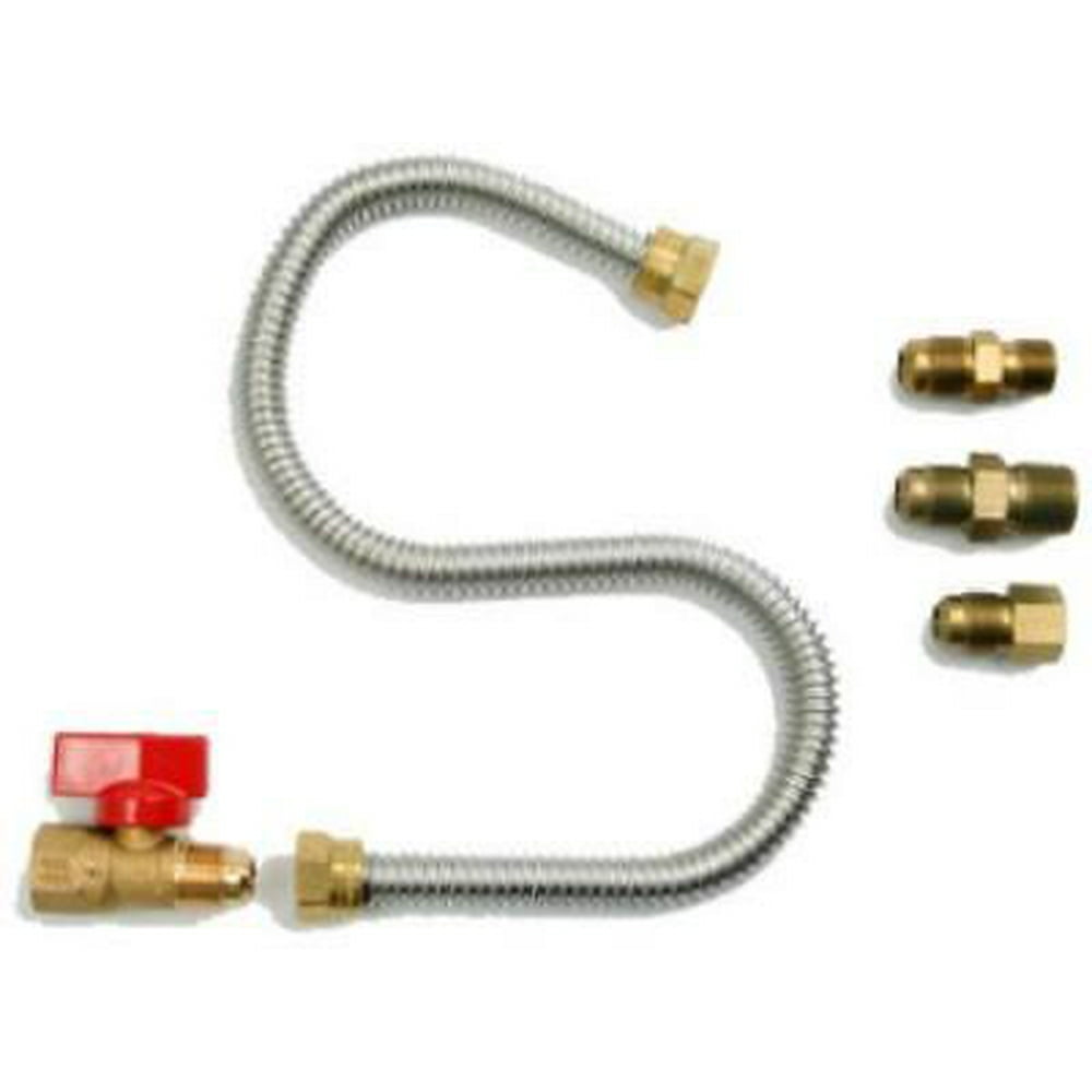 NEW Universal Gas Appliance Hookup Kit For Gas Logs
