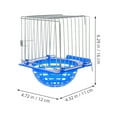 thumbnail image 2 of ELAYARD 4-Pack Plastic Bird Nest Boxes for Parakeets, Finches, - Comfortable and Hatchery Incubation, 2 of 8