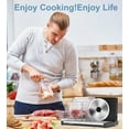 thumbnail image 5 of PANTI Electric Meat Slicer, 120W Food Slicer with 0-18mm Adjustable Thickness, Removable Stainless Steel Blade, 5 of 15