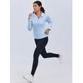 thumbnail image 5 of Pinspark Women's UPF 50+ Sun Shirts Long Sleeve Workout Tops Lightweight V Neck Hiking Running Fishing Golf Shirt for Summer, 5 of 6