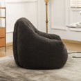 thumbnail image 5 of Bean Bag Chair with Filler, Bean Bag Sofa with Tufted Soft Stuffed Filling, Fluffy and Lazy Sofa, Comfy Cozy Beanbag Chairs with Memory Foam for Dorm, Apartment, Living Room (Gray), 5 of 11