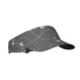 thumbnail image 2 of Bingfone Adjustable Empty Top Sun Visor For Women And Men-Airplane Routes Around The World, 2 of 8