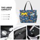 thumbnail image 3 of Fotbe Construction Vehicles Bolsa de Viaje para Playa - Resistente al Agua, Bolsa Tote de Gran Capacidad y Ligera con 7 Bolsillos para Mujeres y Hombres, 3 of 7