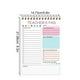 thumbnail image 3 of Cuaderno de Inglés con Colores Vivos, Formato A5, Espiral, Agenda Diaria, Notas Adhesivas, Portátil, para Tomar Notas y Organizar El Aprendizaje (50 Páginas)., 3 of 6