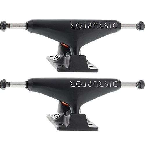 Grind King Disruptor Skateboard Trucks Matte Black - Hanger 5" Axle 7.75" (Set of 2)