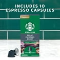 thumbnail image 4 of (5 pack) Starbucks By Nespresso Original Line, Decaf Espresso Roast, Dark Roast Nespresso Pods, 10 ct, 4 of 10