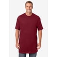 thumbnail image 4 of KingSize Men's Big & Tall Shrink-Less Lightweight Longer-Length Crewneck T-Shirt, 4 of 6