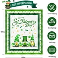 thumbnail image 6 of Luxury Plush St. Patrick''s Shamrock Blanket Clovers Green Gnome Leaf Saints Throw Blanket for Couch,Lightweight Soft and Warm Throws Blankets for Sofa Bed Living Room in Spring 80"x60", 6 of 6