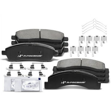 Brake Pad Set 8 - Compatible with 1999 - 2004 Ford F-250 Super Duty 2000 2001 2002 2003