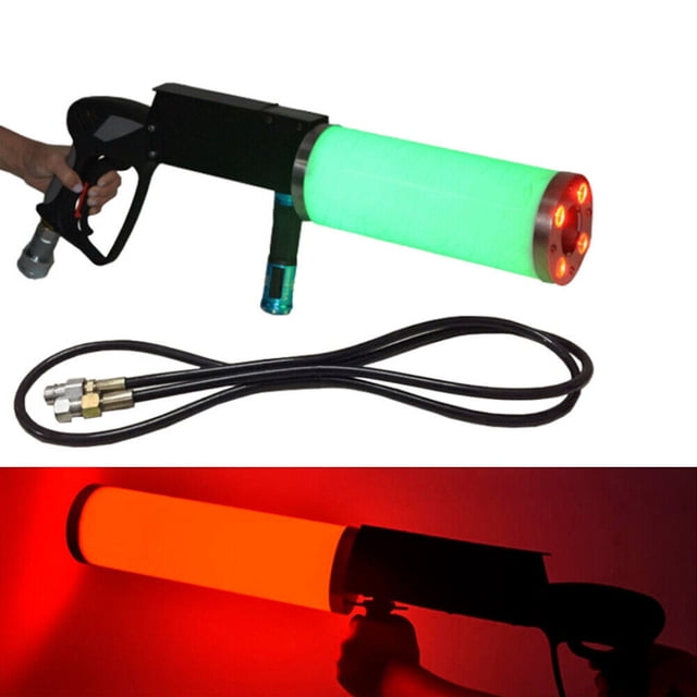Pistolet à Fumée Led DJ Co2 Machine à Jet de Dioxyde de Carbone Colonne de Gaz Effet de Scène