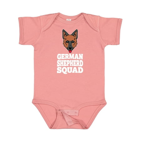 

Inktastic Dog German Shepherd Squad Gift Baby Boy or Baby Girl Bodysuit