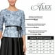 thumbnail image 2 of Pantalones de vestir Alex Evenings de pernera ancha de chifón negros para mujer, 2 of 2