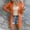 Orange, variant on Womens Casual Open Front Solid Cardigans Long Sleeves Cover Up Coats V Neck Jackets Outerwear Green