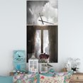 thumbnail image 2 of DesignArt Big Cross between Two Cliffs Large Wall Clock, 2 of 2