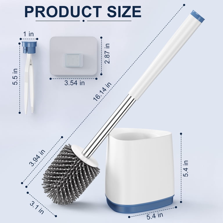 DSOOLO Toilet Brush and Ventilated Caddy Holder Set photo 8