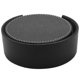 thumbnail image 5 of Juego de 12 posavasos de cuero para bebidas, almohadilla redonda para taza para usar en color negro, 5 of 8