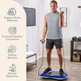 thumbnail image 4 of Lifepro Waver Vibration Plate Exercise Machine – Full Body Vibrating Plate for Lymphatic Drainage, Muscle Toning & Fat Loss – Includes Loop Bands, Remote & 99 Speed Settings - Blue, 4 of 12
