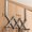 Gray, variant on Retractable Over Hooks With Shelf No Drill Space-saving Organizer For Clothes Accessories Back Hangers
