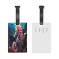 thumbnail image 5 of Sikiie Ocean Seahorse Luggage Tags Privacy Cover ID Label Suitcase Tags Identifiers For School Bags,Suitcases, 5 of 7