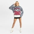 thumbnail image 3 of Women's Gameday Couture  Gray Arizona Cardinals Arch Rivals Faded Wash Sweatshirt, 3 of 7