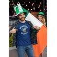 thumbnail image 2 of St Patricks Day Shenanigans Malarkey Distressed Irish Flag Clover Mens T Shirt, 2 of 5