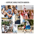 thumbnail image 6 of Pofeuu American Bald Eagle A Print Basketball Jersey, Shirts for Men Youth Basketball Jersey Crew Neck-Large, 6 of 6