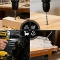 thumbnail image 4 of Pnoeoce 20V Cordless Drill Set,45N.m 25+3 Position Electric Drill with 3/8 inch Keyless Chuck,2-Speed,3Ah Battery for Wood Metal Plastic, 4 of 6