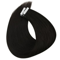 Full Shine Real Human Hair Tape in Extensions Jack Black 22Inch 20Pcs 50Gram for Adult Women