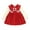 Red, variant on Odeerbi Girls Winter Dress Toddler Girls Clothes Velvet Tiered Dress With Bow Collar 2025 Long Sleeve Dress Ruffle Tunic Shirt Dress Red 12-18 Months