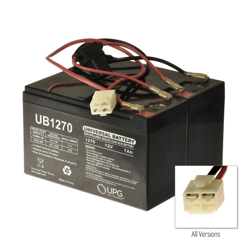 2 Upgrade Your Razor Dirt Quad High Performance Batteries For 28% Longer Run Time Includes New Wiring Harness. 12V 9ah Batteries Easy Slide On Terminals No Soldering,