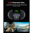 thumbnail image 5 of Vantrue 5.2K 360° Panoramic Dash Cam, 5GHz WiFi&GPS, Dual STARVIS 2, HDR,8 IR Night Vision, Front and Inside Dash Camera, Voice Control, Touchscreen, 24/7 Buffered Parking Mode, 5 of 8