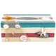 thumbnail image 1 of Caja de pañuelos de madera con decoración mediterránea, para guardar pañuelos, para escritorio o para el hogar, 1 of 7